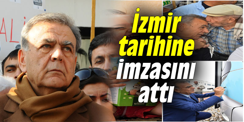 İzmir tarihine imzasını attı
