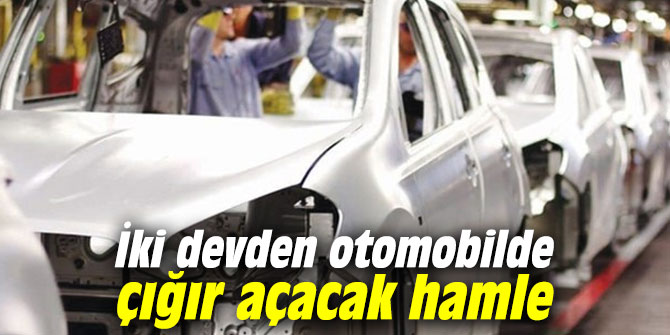 İki devden otomobilde çığır açacak hamle