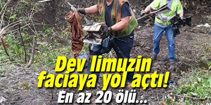Dev limuzin faciaya yol açtı! En az 20 kişi hayatını kaybetti..