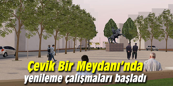 Buca'da Çevik Bir Meydanı yenileniyor