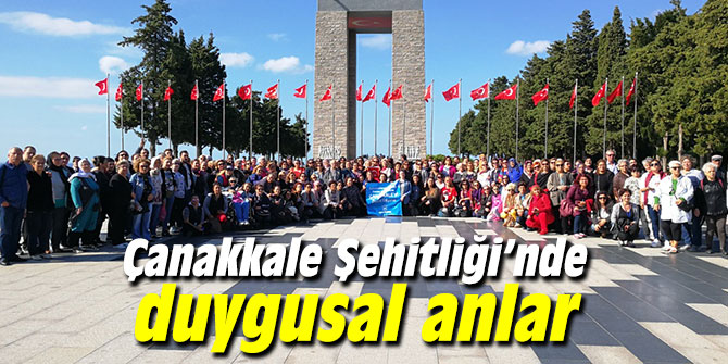 Çanakkale Şehitliği’nde duygusal anlar