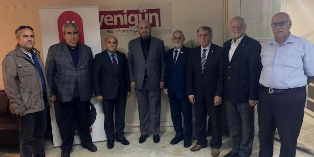 İzmir Medya Platformu'ndan Yenigün'e Hayırlı Olsun Ziyareti