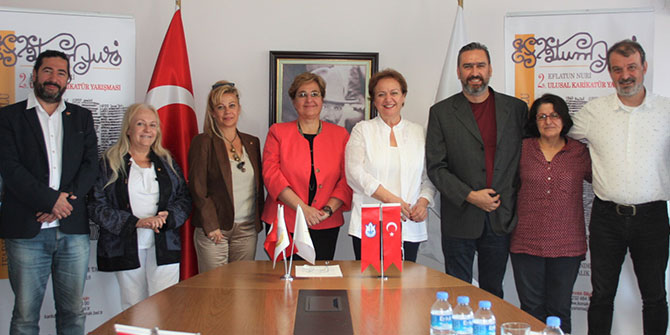 Eflatun Nuri Karikatür Yarışması’nda iş birliği sürüyor