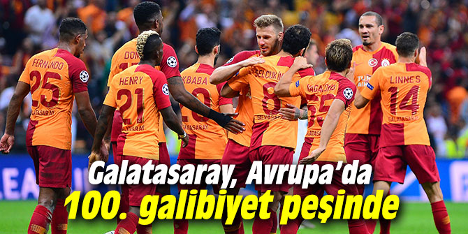Galatasaray, Avrupa’da 100. galibiyet peşinde