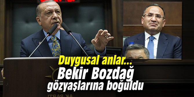 Duygusal anlar... Bozdağ gözyaşlarına boğuldu