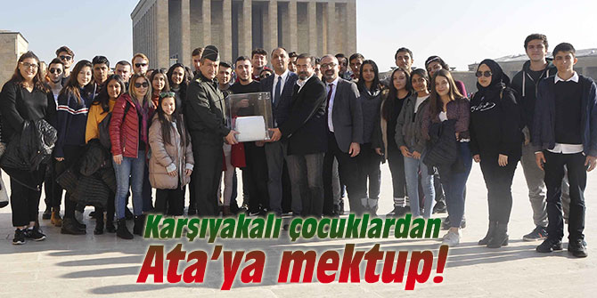 Karşıyakalı çocuklardan Ata’ya mektup!