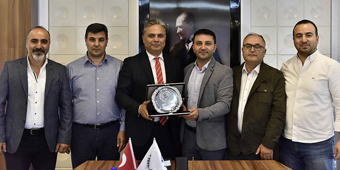 Başkan Uysal'a Bucaklı işadamlarından ziyaret