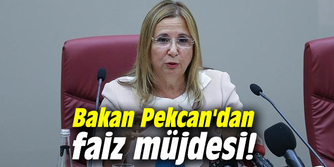 Bakan Pekcan'dan faiz müjdesi!