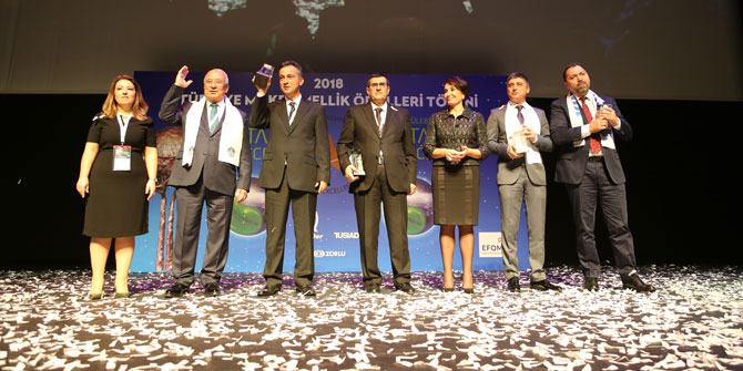 2018 Türkiye Mükemmellik Ödülleri sahiplerini buldu