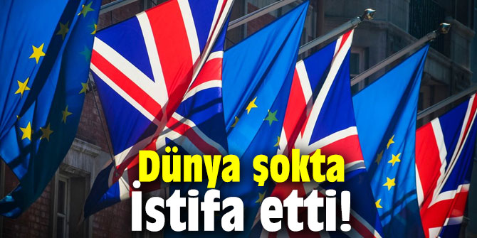 Dünya şokta! İstifa etti...