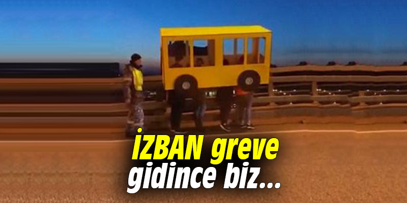 İZBAN greve gidince biz...