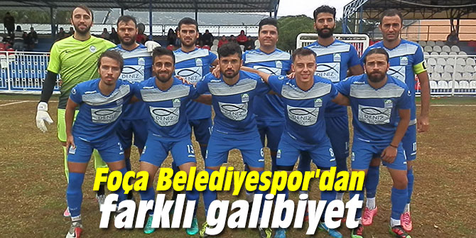 Foça Belediyespor'dan farklı galibiyet