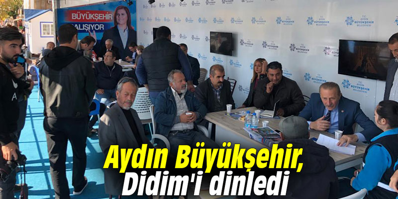 Aydın Büyükşehir, Didim'i dinledi