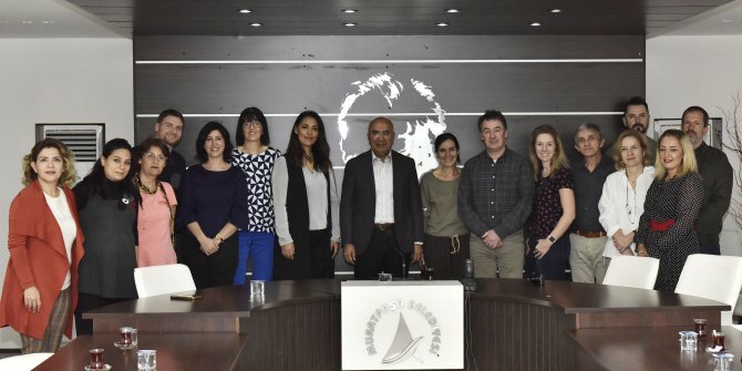 Erasmus+ heyetine Çevreci Komşu Kart anlatıldı