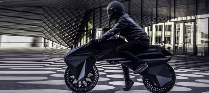 İşte 3D yazıcı ile üretilen ilk elektrikli motosiklet