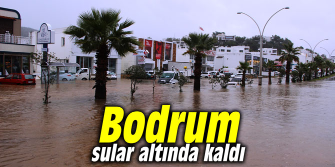 Bodrum sular altında kaldı