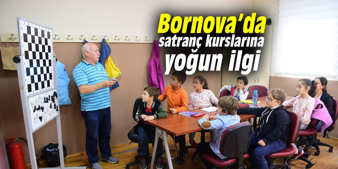 Bornova’da satranç kurslarına yoğun ilgi
