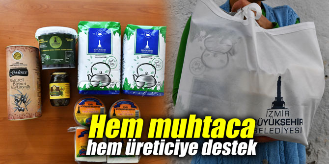 Hem muhtaca hem üreticiye destek