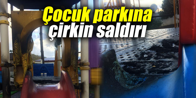 Çocuk parkına saldırı