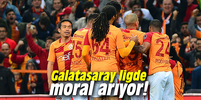Galatasaray ligde moral arıyor!