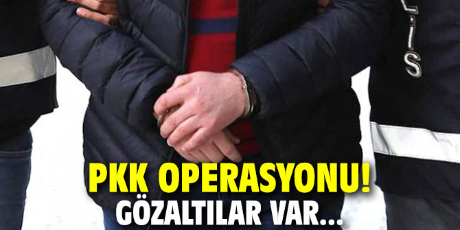 PKK/KCK operasyonu! Gözaltılar var...
