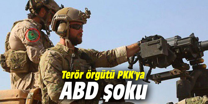 Terör örgütü PKK'ya ABD şoku