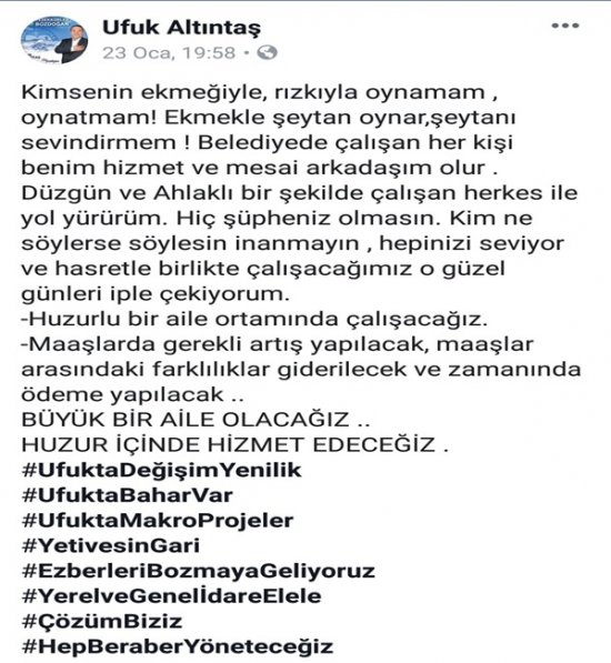 AK Partili yeni Başkan 172 işçiyi işten çıkardı!